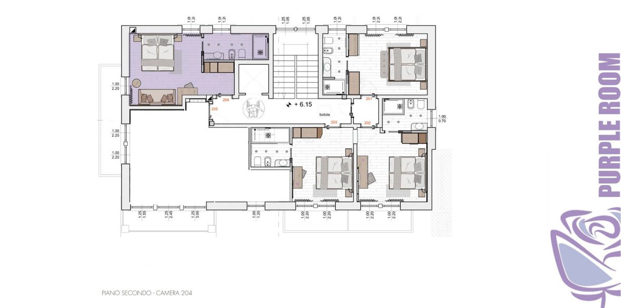 Zimmer Purple Room